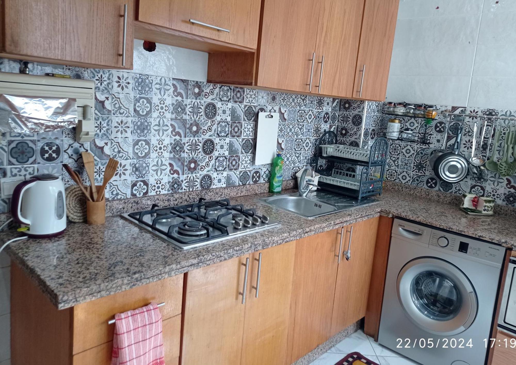 Sala Al Jadida - Appartement Meuble A 5 Min De Technopolis Et 13 Min De L'Aeroport Oulad Yakoub Exteriör bild